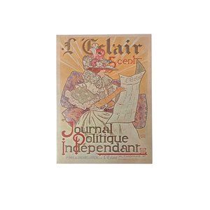 SOLD. Vintage Postcard, Art Nouveau by H Thomas Sandi Val Graphics, 1966